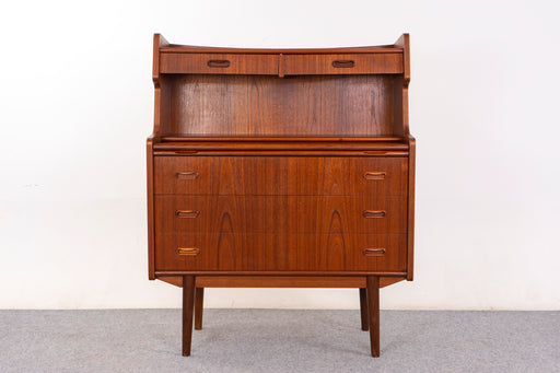 Danish Mid-Century Teak Secretary Desk - (D1462)