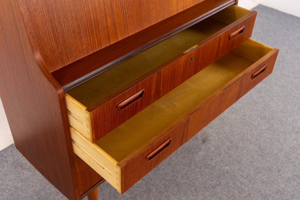 Danish Teak Secretary Desk by Poul Jessen - (D1463)