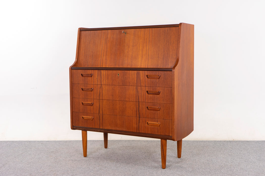 Danish Teak Secretary Desk by Poul Jessen - (D1463)
