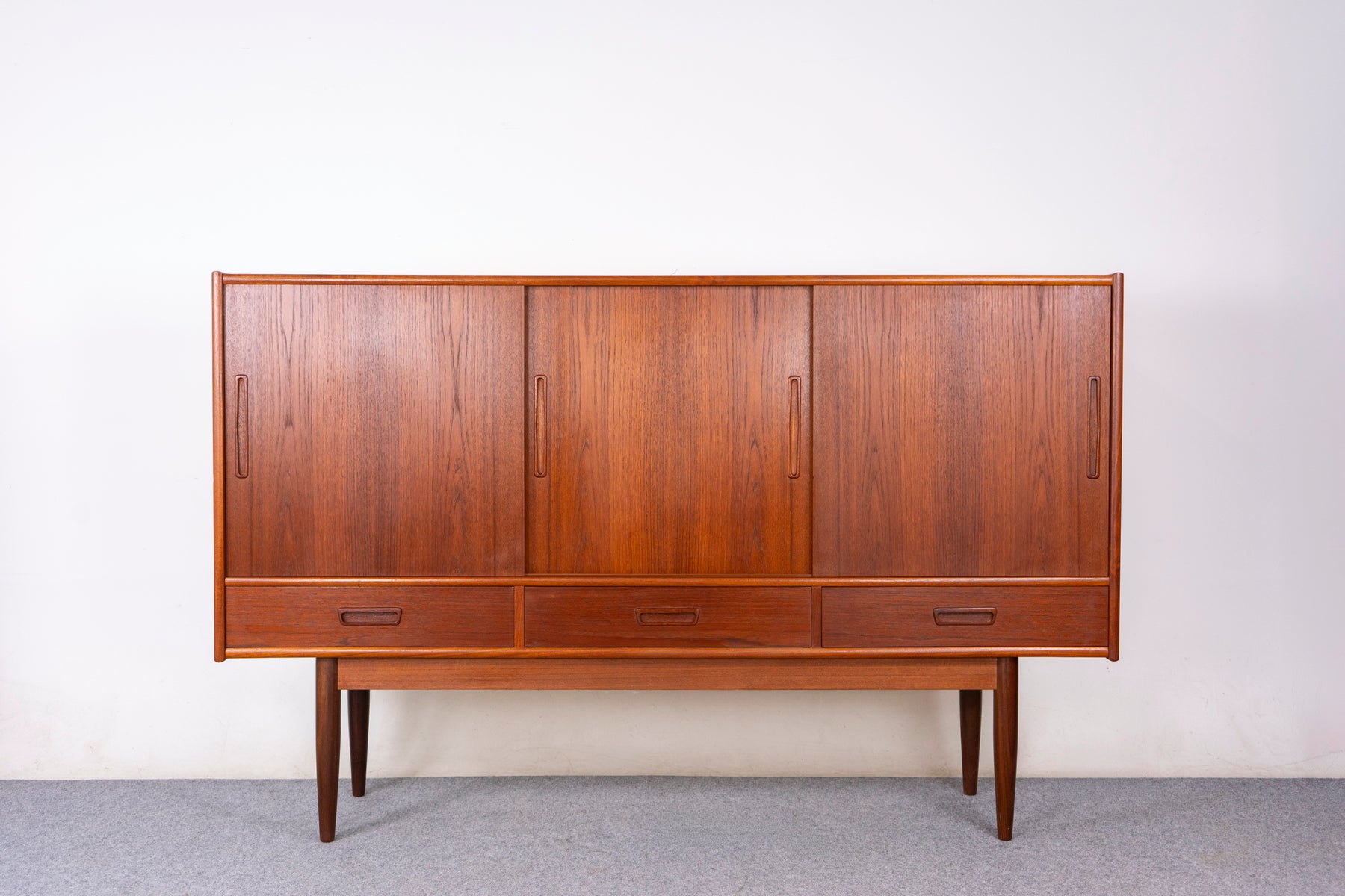 Danish Modern Teak Sideboard - (327-076)