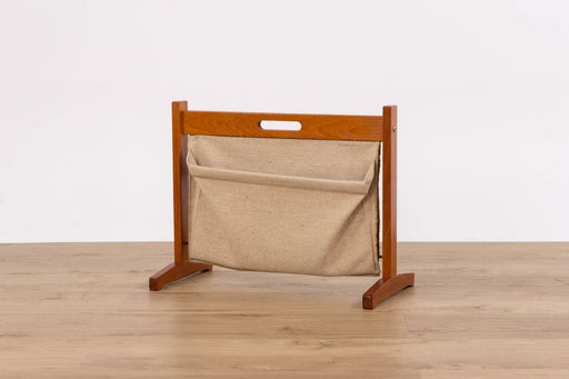 Mid Century Teak Magazine Holder - (D1608)
