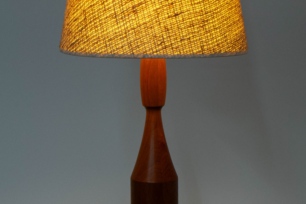 Mid-Century Modern Teak Table Lamp - (D1613)