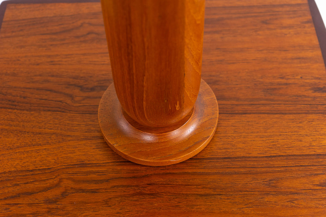 Mid-Century Modern Teak Table Lamp - (D1613)
