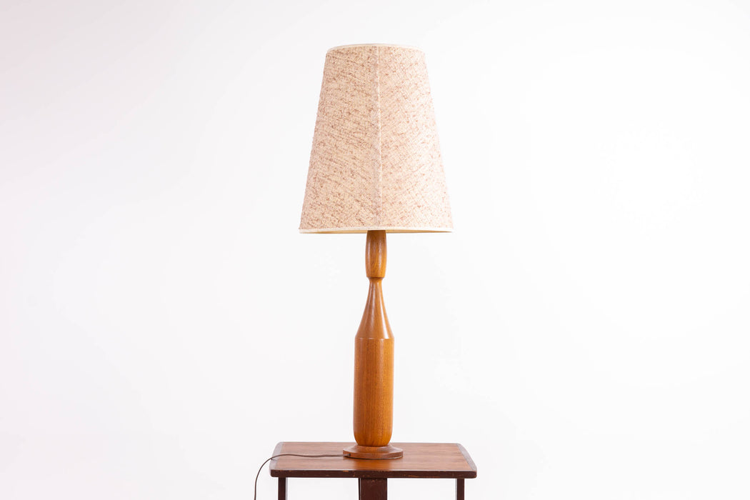 Mid-Century Modern Teak Table Lamp - (D1613)