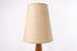 Danish Mid Century Solid Teak Table Lamp - (D1679)