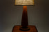 Danish Mid Century Solid Teak Table Lamp - (D1679)