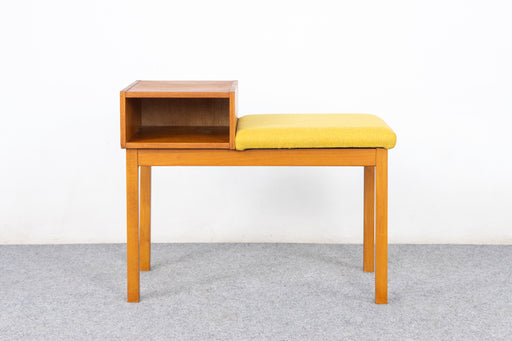 Danish Mid-Century Teak & Beech Bench - (325-280.3)