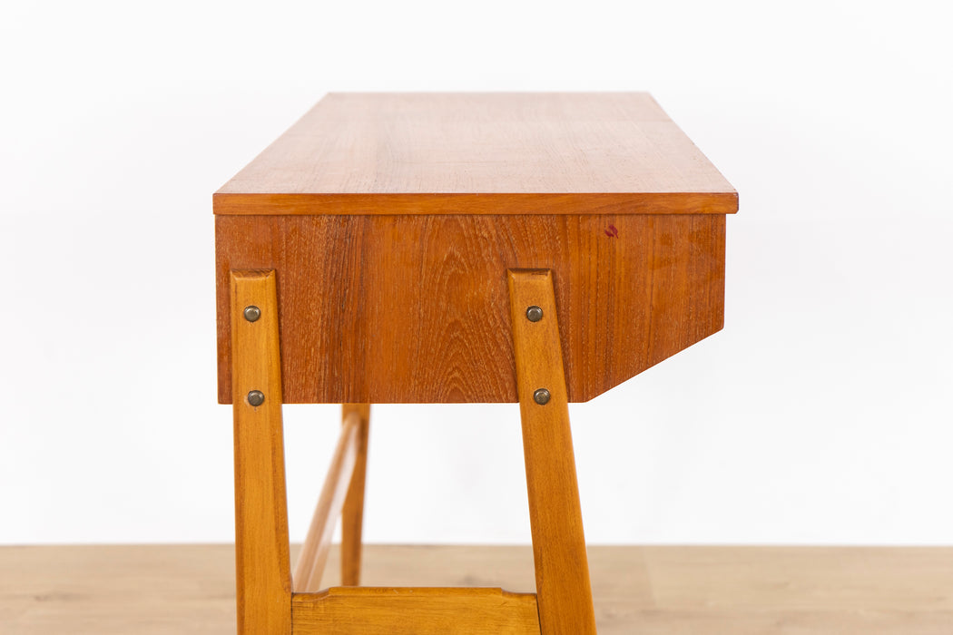 Swedish Mid-Century Teak Vanity - (326-110)