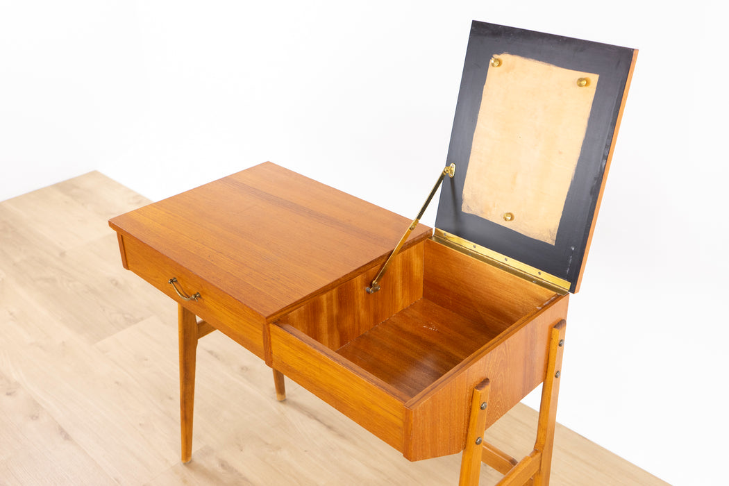 Swedish Mid-Century Teak Vanity - (326-110)