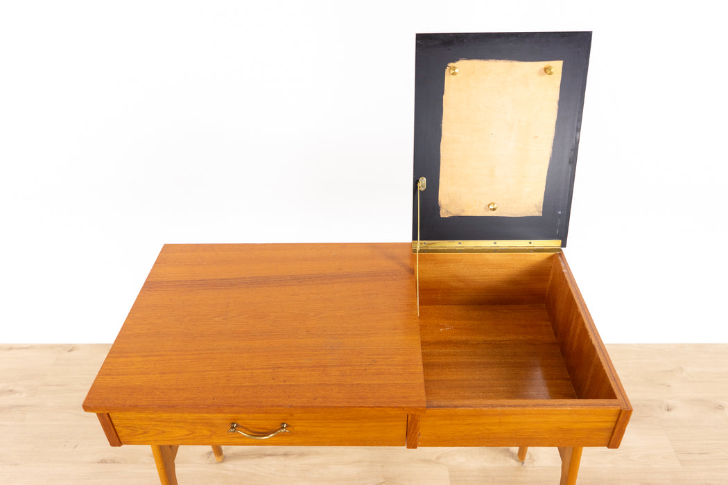 Swedish Mid-Century Teak Vanity - (326-110)
