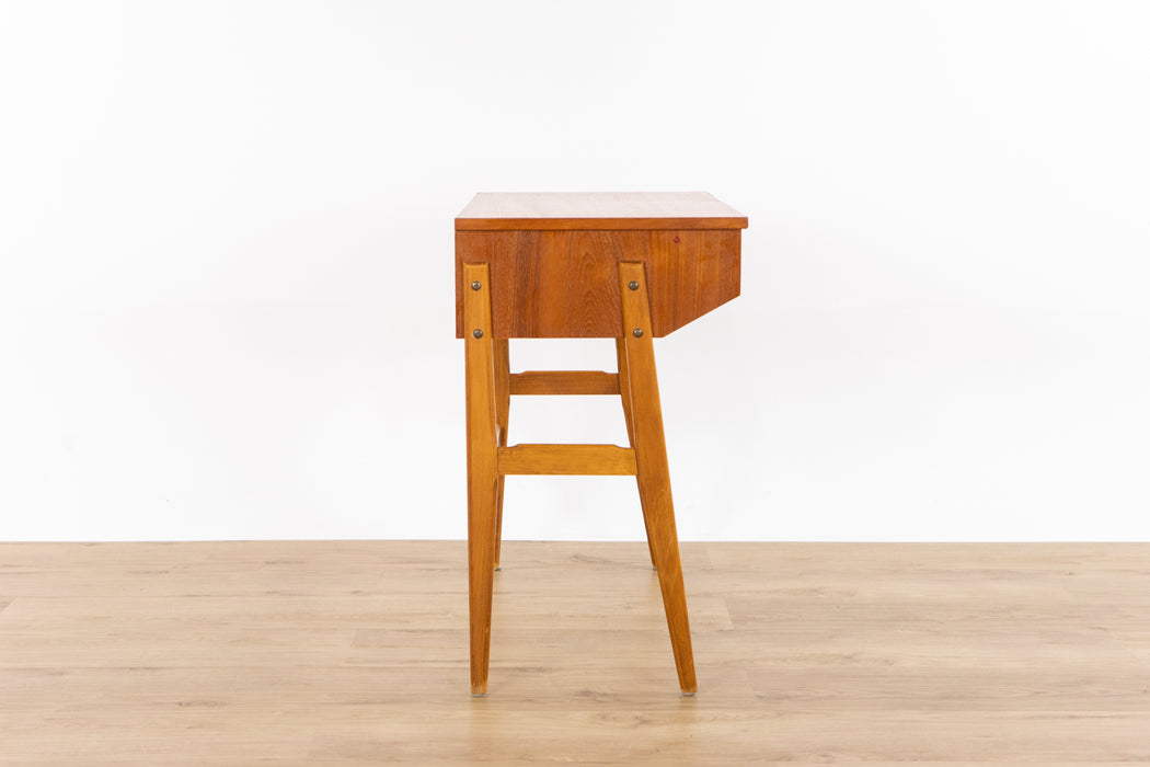 Swedish Mid-Century Teak Vanity - (326-110)