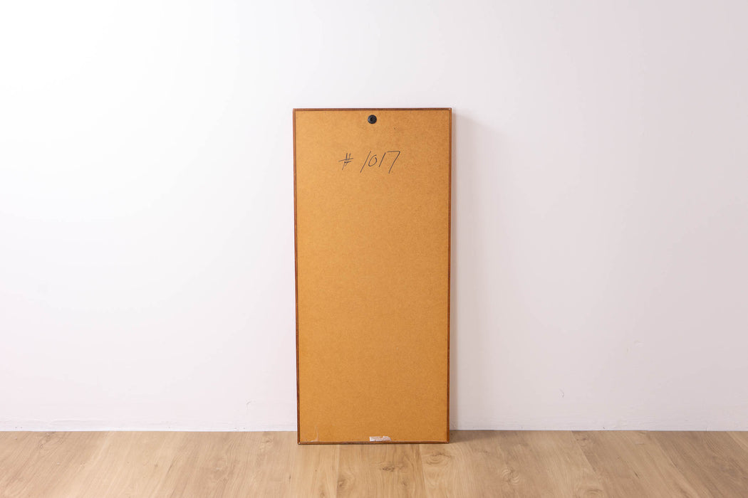 Mid-Century Modern Teak Wall Mirror - (D1614)