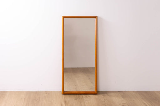 Mid-Century Modern Teak Wall Mirror - (D1614)
