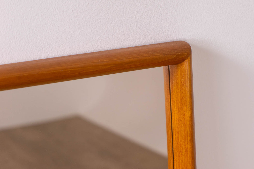 Mid-Century Modern Teak Wall Mirror - (D1614)