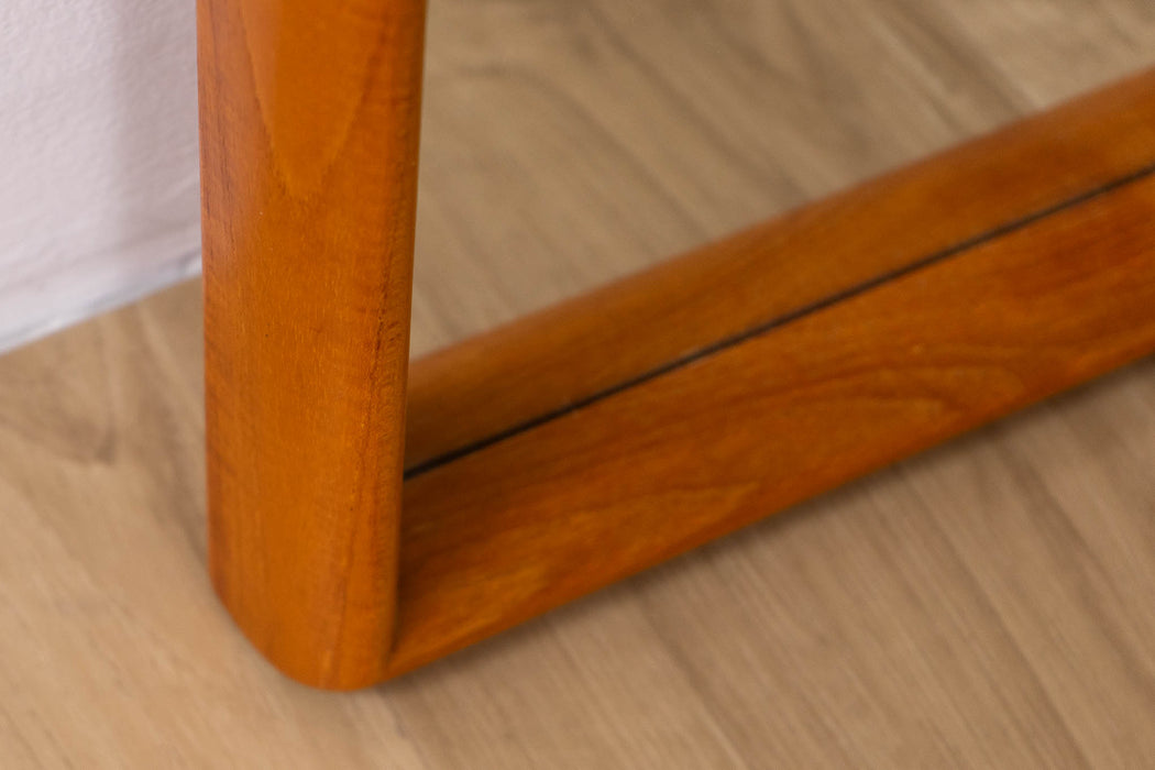 Mid-Century Modern Teak Wall Mirror - (D1614)