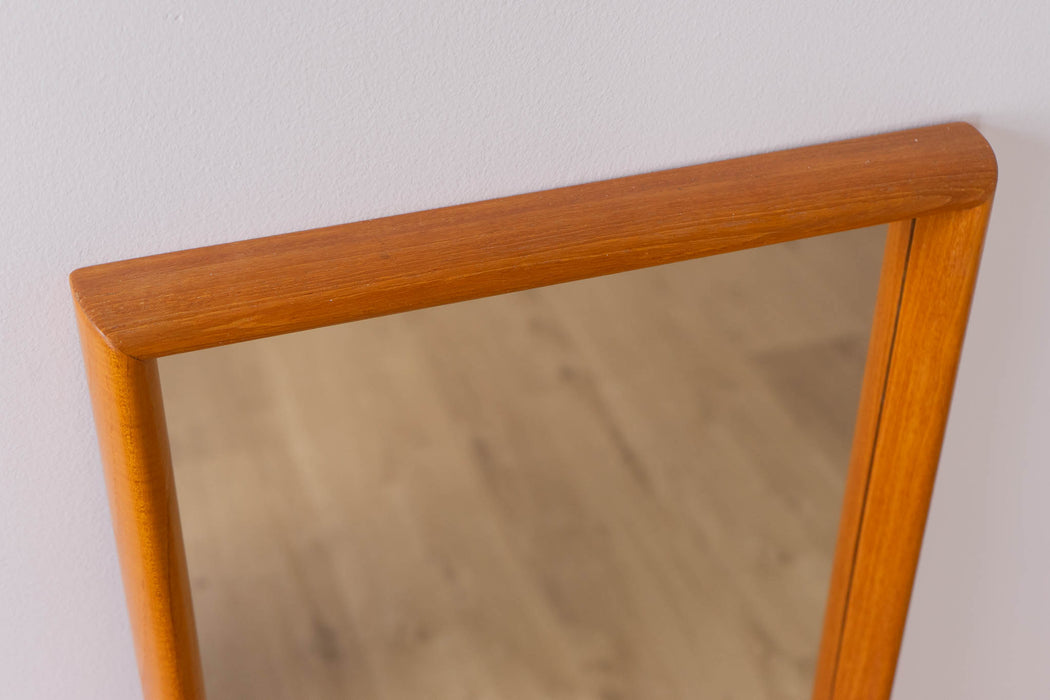 Mid-Century Modern Teak Wall Mirror - (D1614)