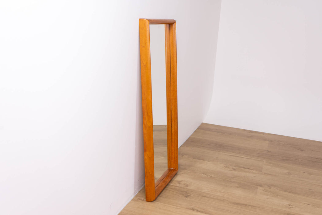 Mid-Century Modern Teak Wall Mirror - (D1614)