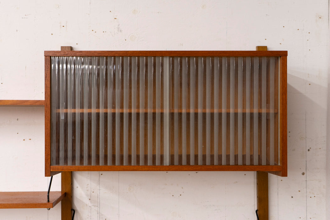 Danish Mid Century Teak Wall System - (327-012)