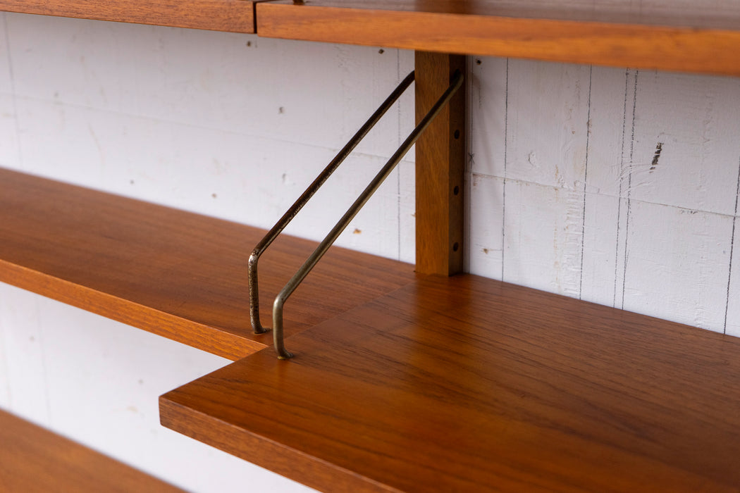 Teak Danish Modern Wall System - (327-074.1)