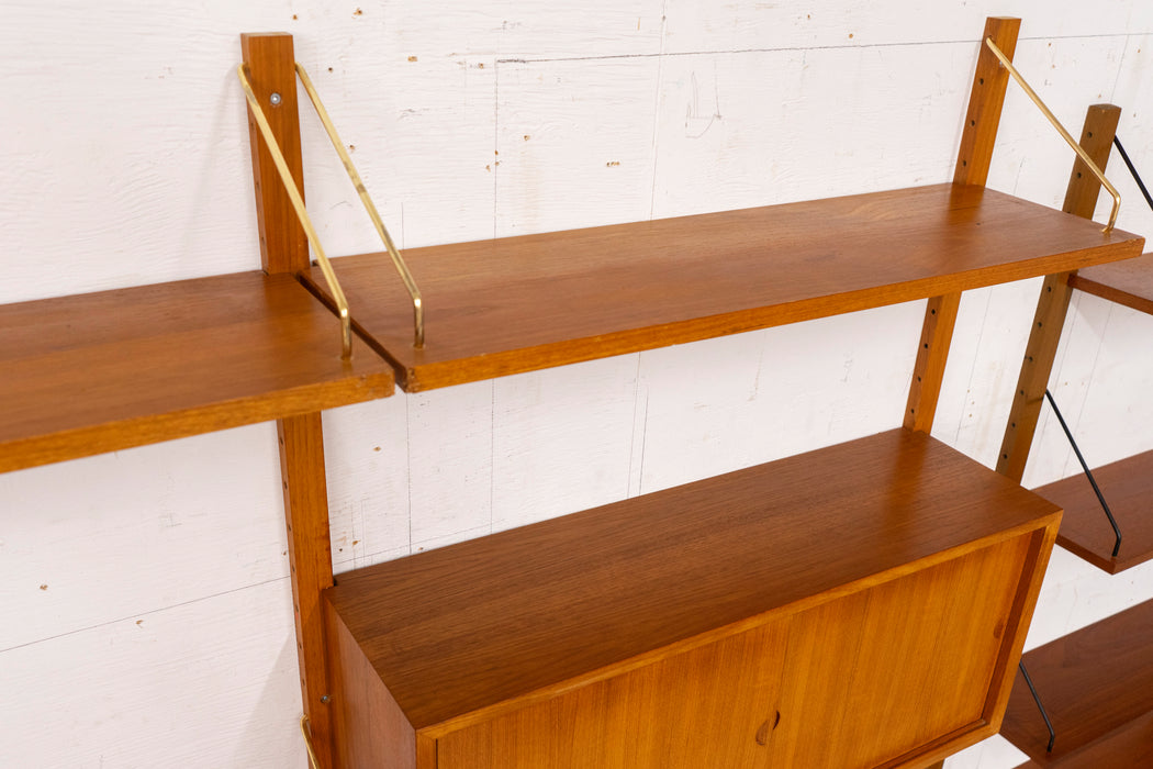 Danish Mid-Century Teak Wall System by Poul Cadovius - (327-124)