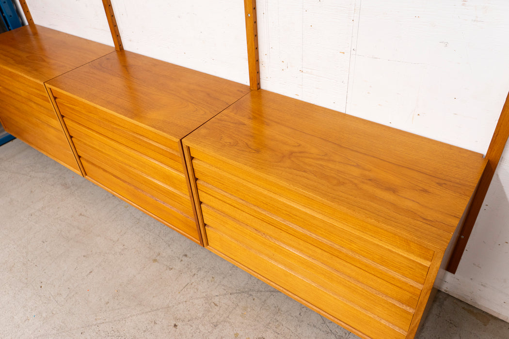 Danish Mid-Century Teak Wall System by Poul Cadovius - (327-124)