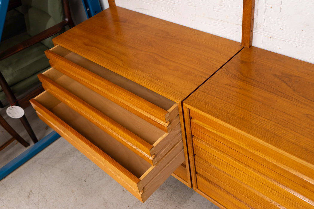Danish Mid-Century Teak Wall System by Poul Cadovius - (327-124)