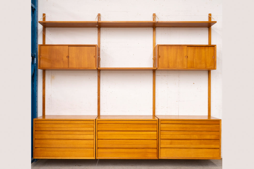 Danish Mid-Century Teak Wall System by Poul Cadovius - (327-124)