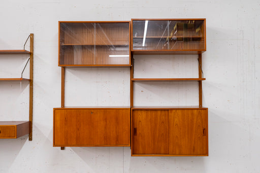 Danish Mid-Century Teak Wall System - (D1577)