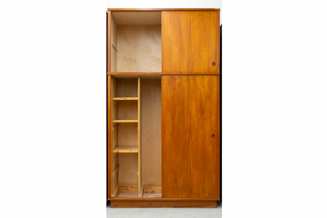 Danish Modern Teak Wardrobe - (327-001)