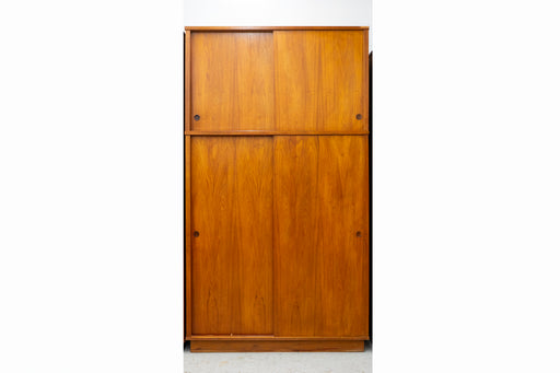 Danish Mid-Century Teak Wardrobe - (327-001)