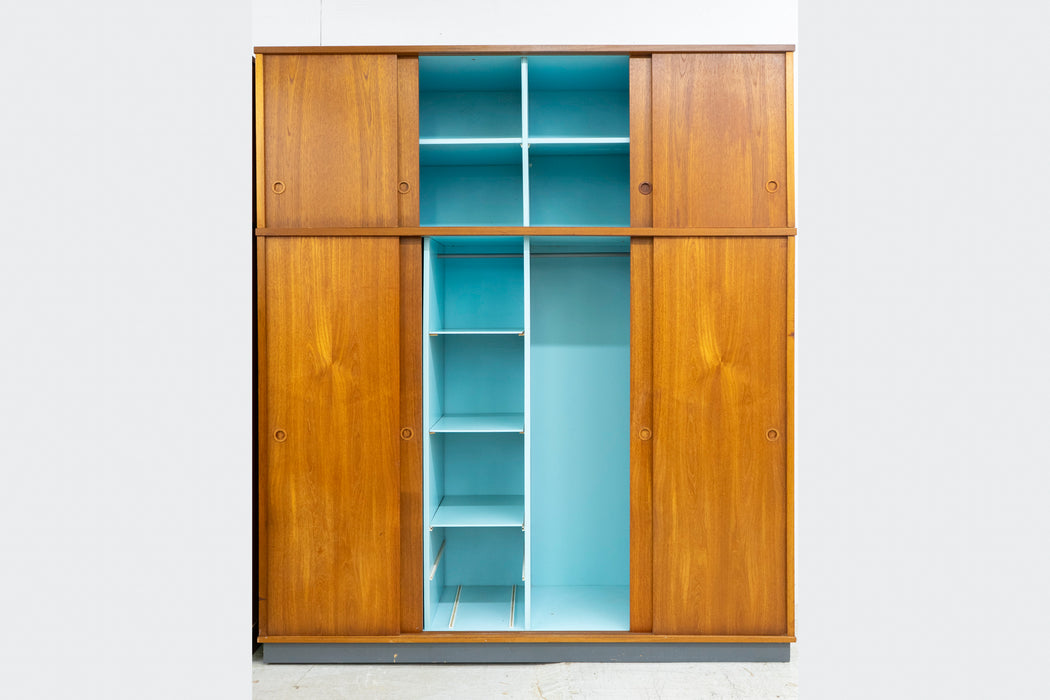 Danish Mid-Century Teak Wardrobe - (327-002)