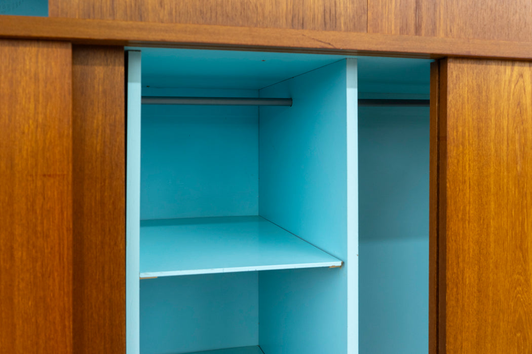 Danish Mid-Century Teak Wardrobe - (327-002)