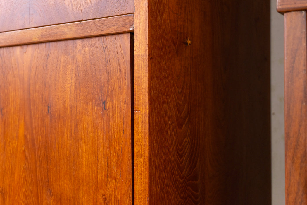 Danish Modern Teak Wardrobe - (327-057)