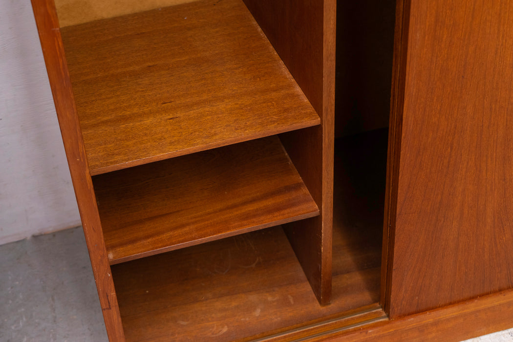Danish Modern Teak Wardrobe - (327-057)