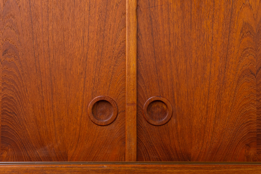 Danish Modern Teak Wardrobe - (327-057)