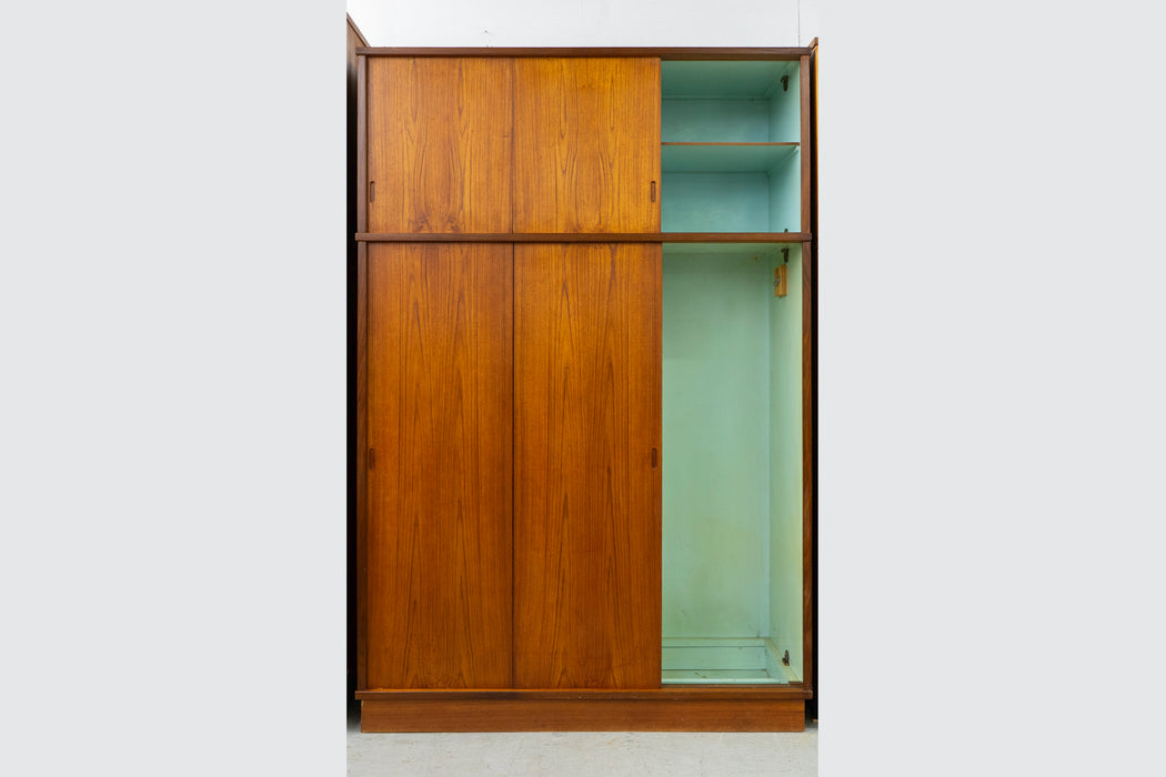 Danish Modern Teak Wardrobe - (327-116)