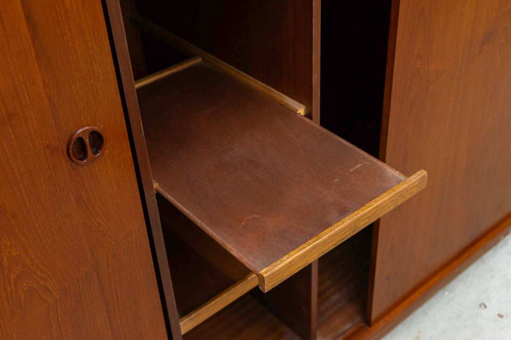 Danish Modern Teak Wardrobe - (327-161)