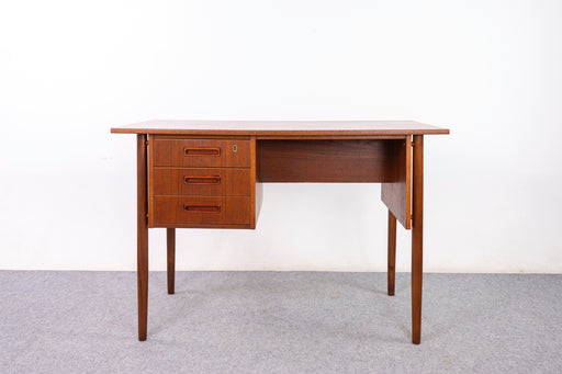 Danish Modern Writing Teak Desk - (326-038)