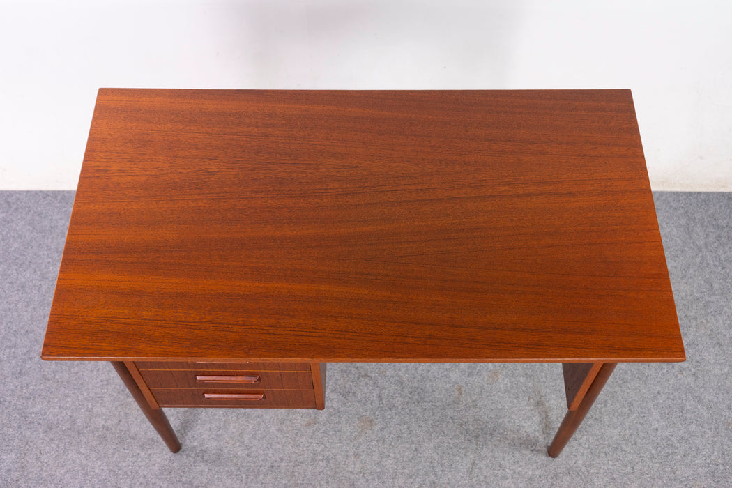 Danish Modern Writing Teak Desk - (326-038)