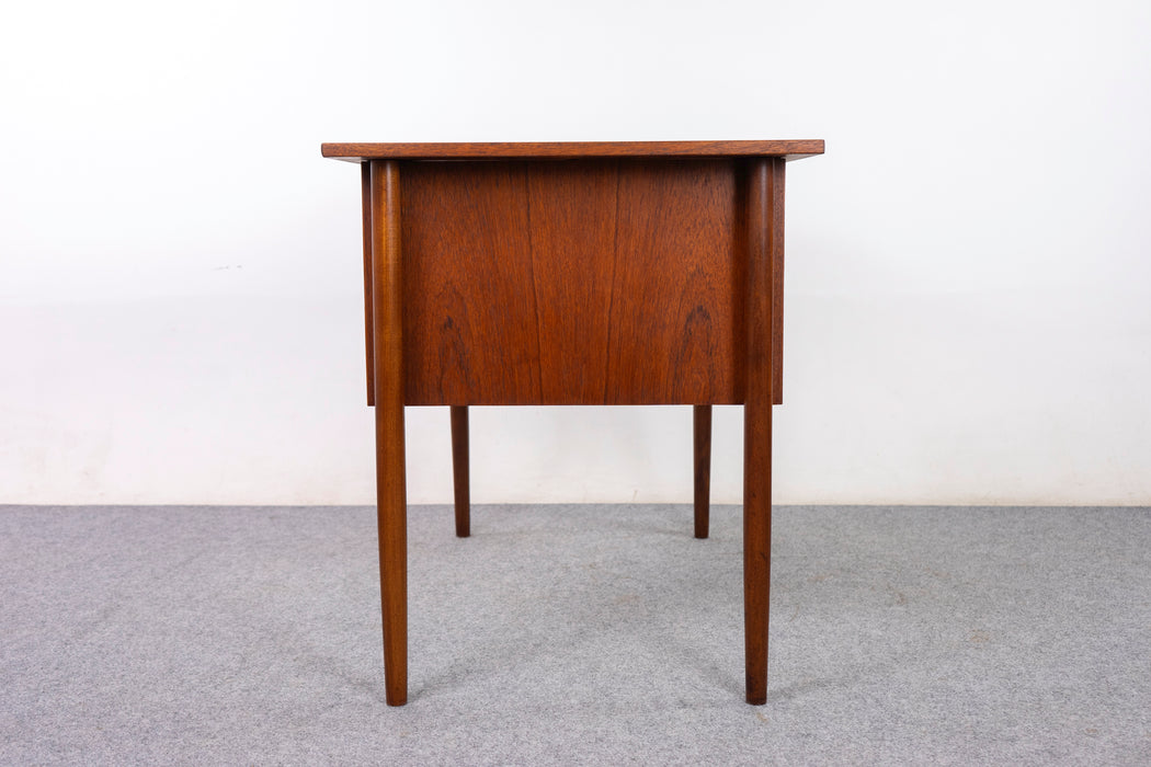 Danish Modern Writing Teak Desk - (326-038)