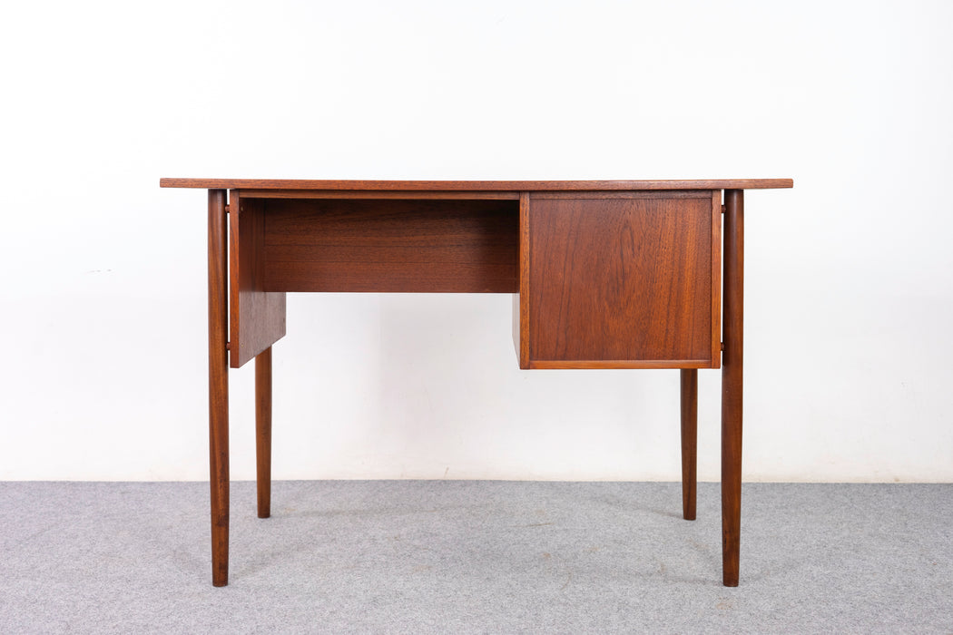 Danish Modern Writing Teak Desk - (326-038)