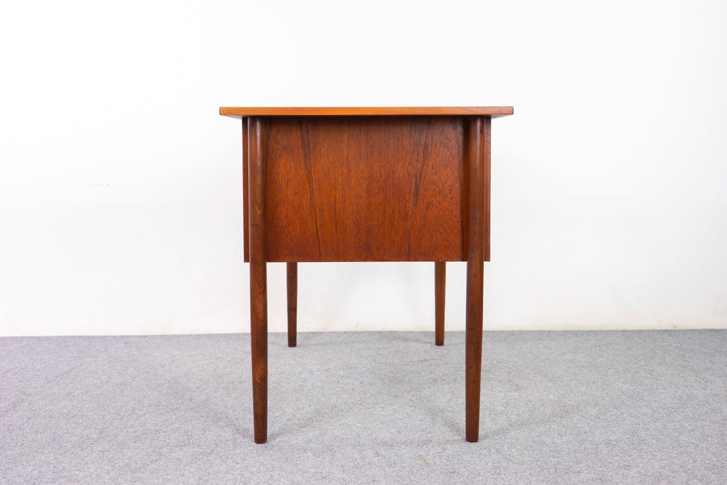Danish Modern Writing Teak Desk - (326-038)