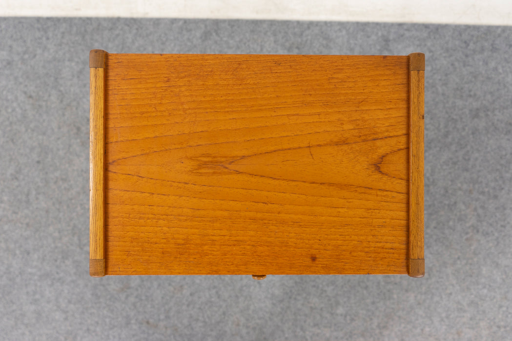 Teak & Oak Bedside Table - (324-168.21)