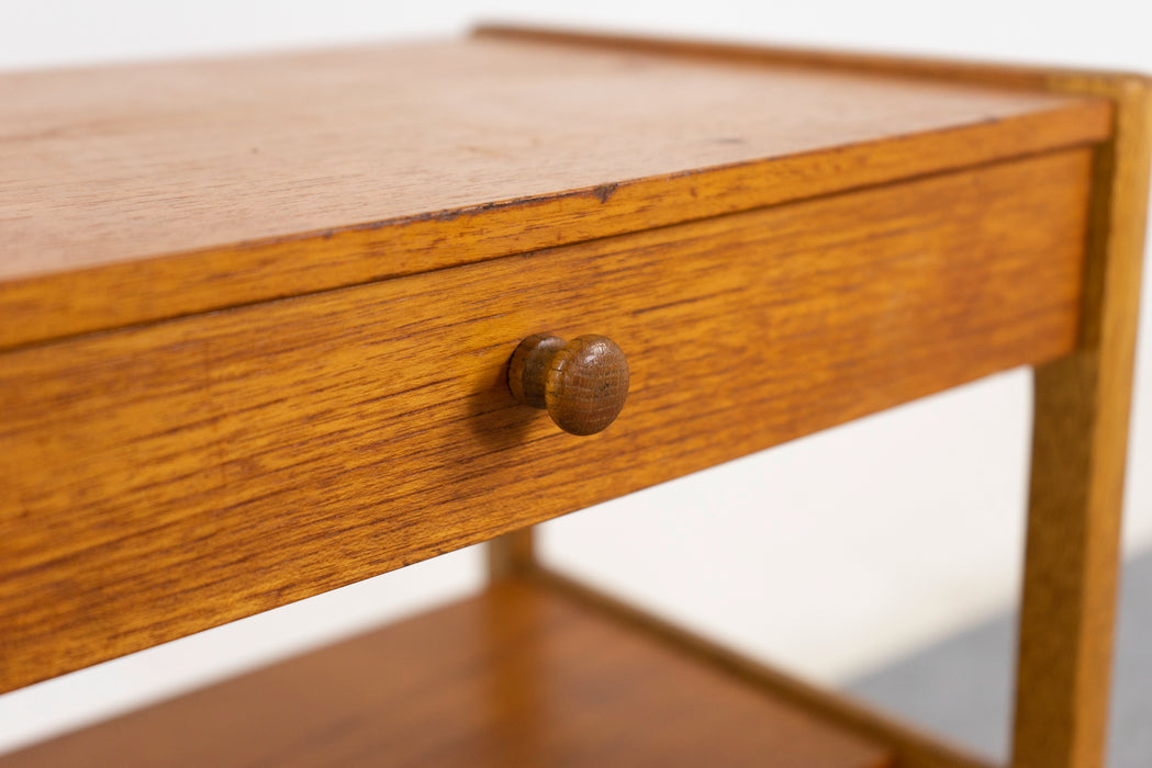 Teak & Oak Bedside Table - (324-168.21)