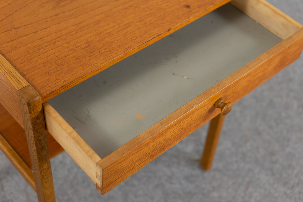 Teak & Oak Bedside Table - (324-168.21)