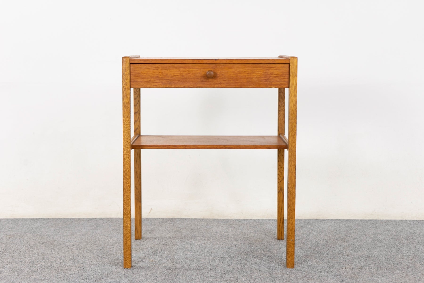 Teak & Oak Bedside Table - (324-168.21)