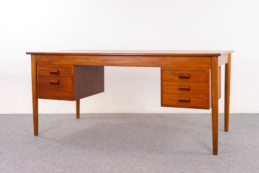 Danish Teak & Oak Desk by Borge Mogensen - (D1461)