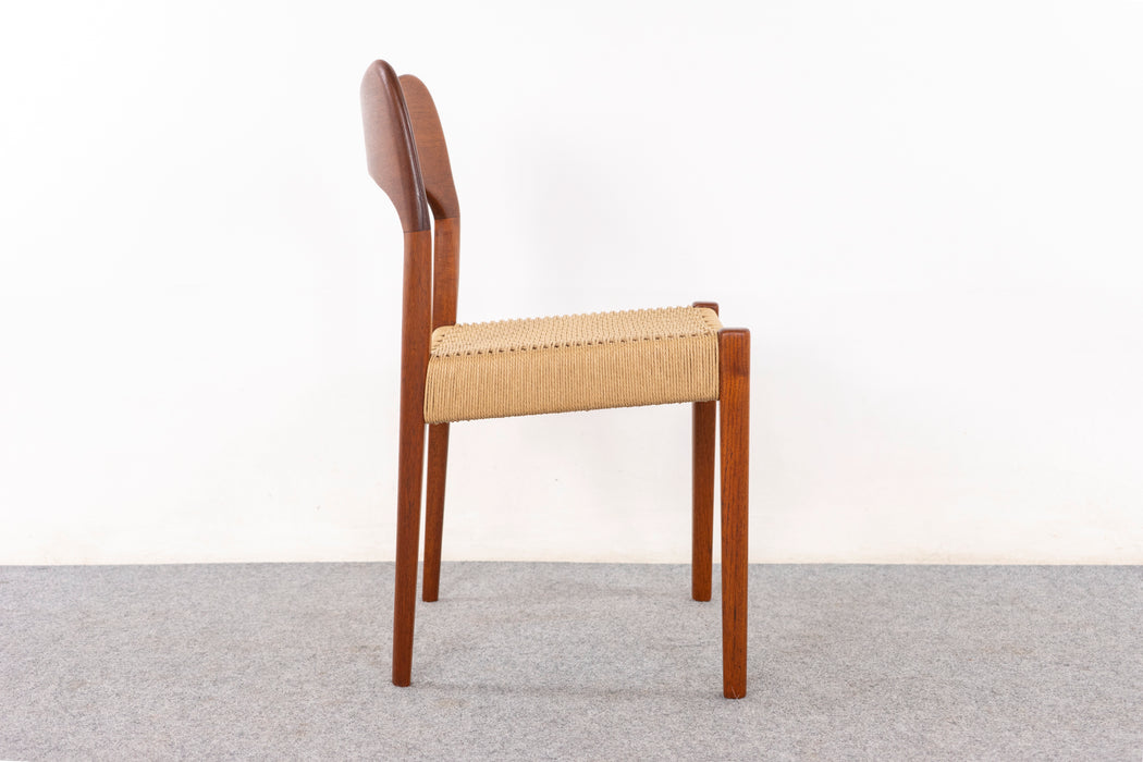 1 Teak Danish Dining Chair by Arne Hovmand Olsen - (D1174.3)