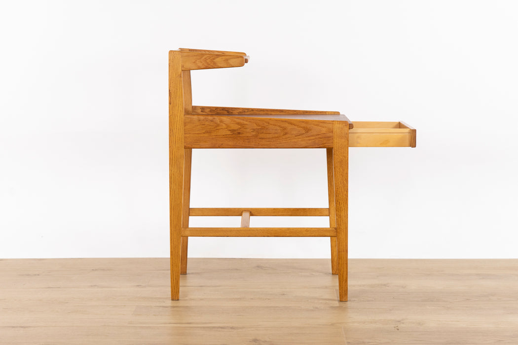 Swedish Teak & Oak Bedside Table by Eyving Beckman - (326-116)