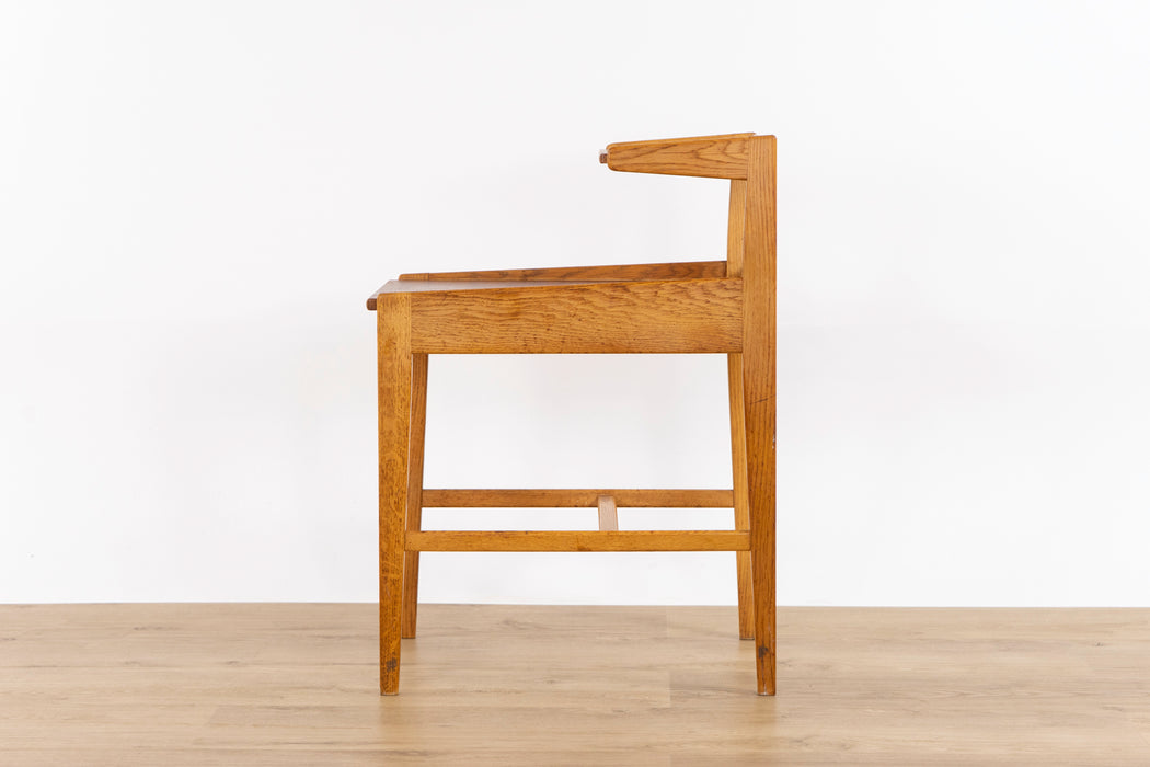 Swedish Teak & Oak Bedside Table by Eyving Beckman - (326-116)